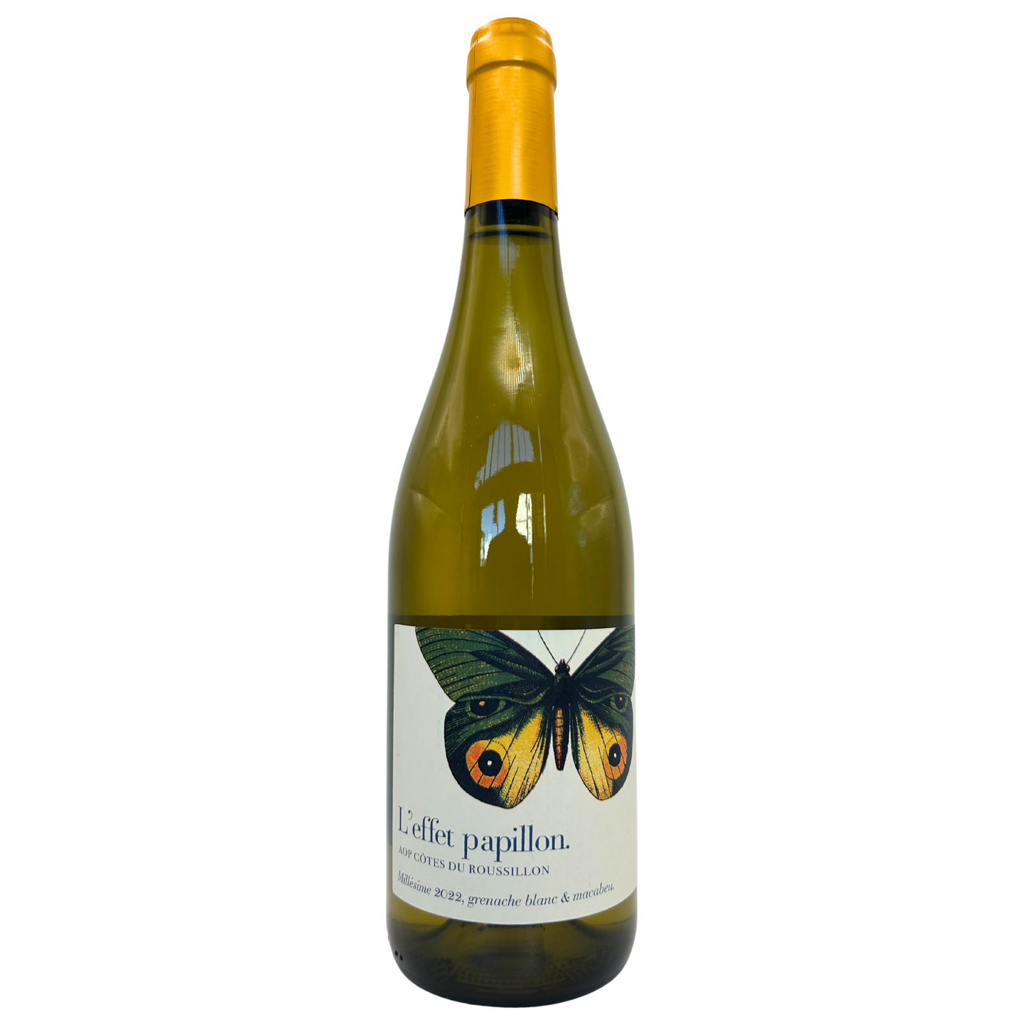 Marjorie & Stéphane Gallet, 'L'Effet Papillon' Blanc, Côtes Catalanes, France 2022